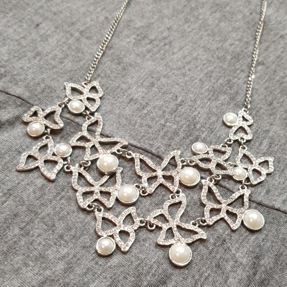 Pearl Butterfly necklace